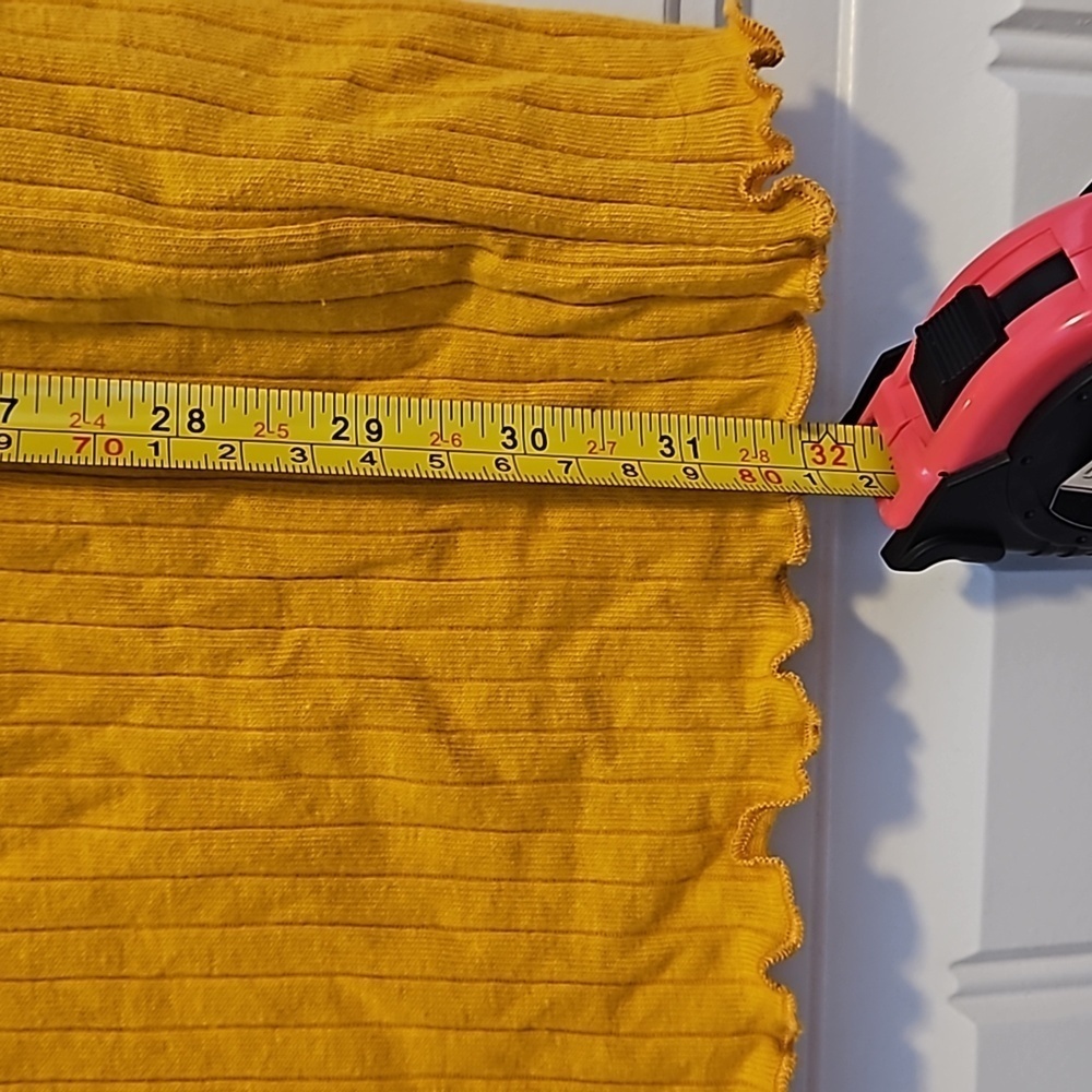 Yellow Off Shoulder Sundress Size L - Picture 4 of 7